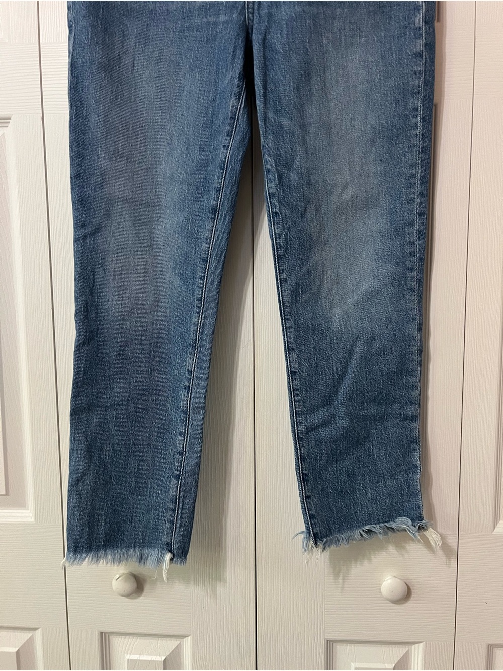 Madewell The Perfect Vintage Jean Raw Hem Medium Wash Size 29 - Picture 6 of 13